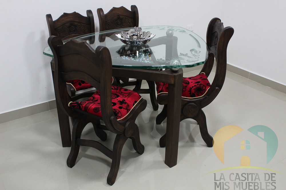 comedor 4pt triangular rustico 19l.13