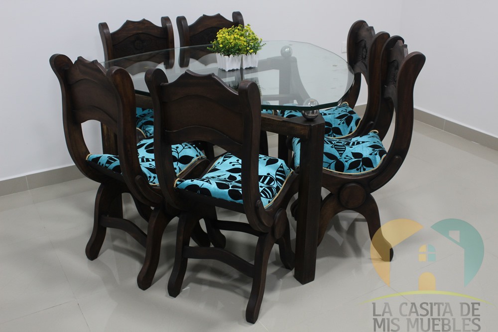 comedor 6pt rust b. triangular 19l.10