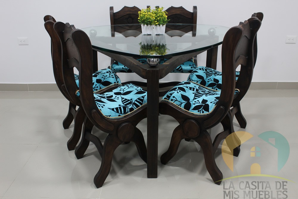comedor 6pt rust b. triangular 19l.6