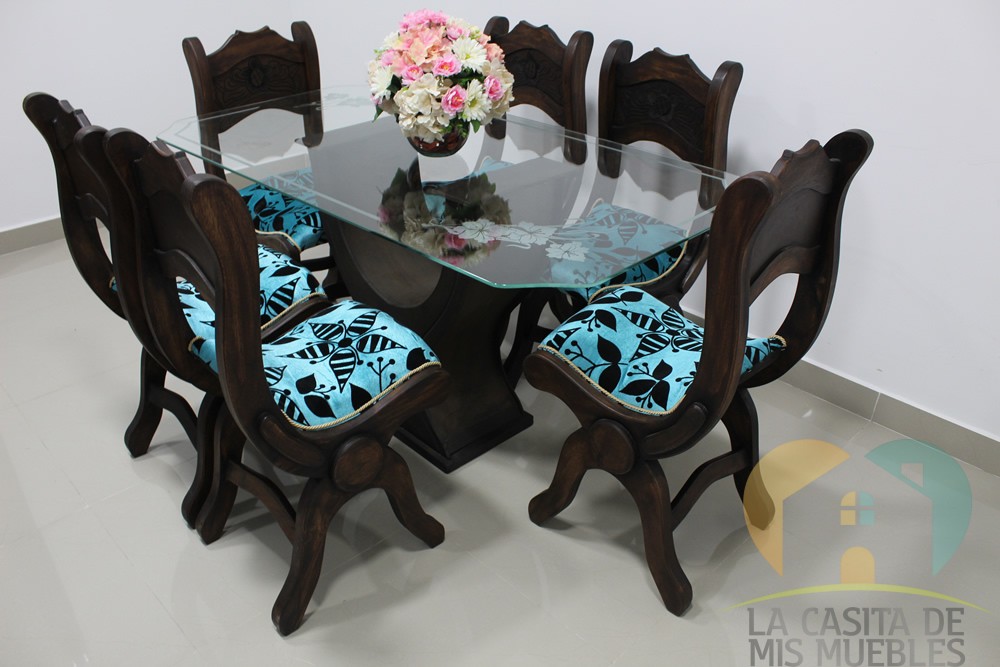 comedor 6pt rust base y 8l.1
