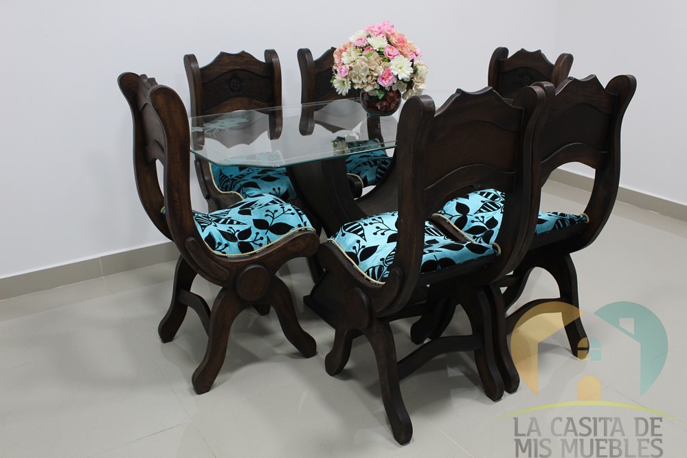 comedor 6pt rust base y 8l.7